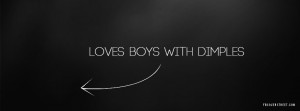 Boys with Dimples Quote