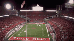Ohio State Football Stadium Time Lapse GIF