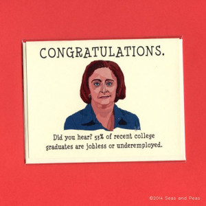 DEBBIE DOWNER CONGRATULATIONS - Funny Graduation Card - Funny Congrats ...