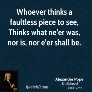 Alexander Pope Quotes