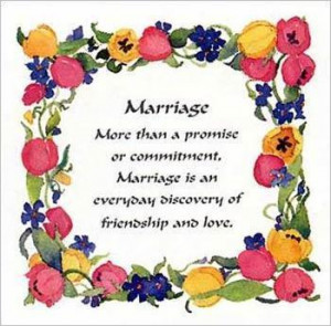 Marrige More Than A Promise Or Commitment, Marrage Is An Everyday ...