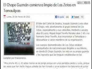 Chapo Guzman Zetas El Reta A Los