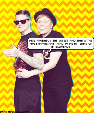 Fall Out Boy friendships 2/6- Andy Hurley and Patrick Stump [ x ]