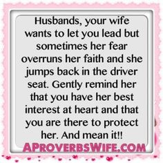 Proverbs Wife » What Christian Husbands Should Know