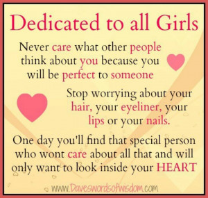 Dedicated to all the girls xx