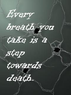 Death Quote Wallpaper 240x320 best, death, quote, wallpaper,