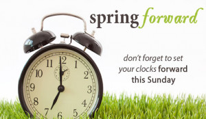 Daylight Savings Time Begins This Sunday