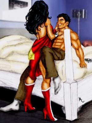 Wonder Woman And Clark Kent