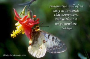 ... that Never Were,But Without It We Go Nowhere ~ Imagination Quote