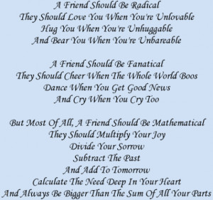 friendship poem