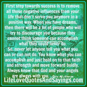 First Step Towards Success.. | Love Quotes And Sayings