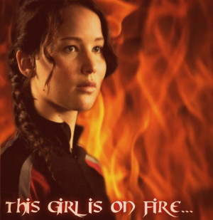Katniss Everdeen,the girl on fire. by AlekoBuck