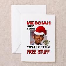 OBAMA MESSIAH Greeting Cards (Pk of 10) for