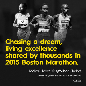 2015 Boston Marathon, pro-field announcement, Quotes by Joyce ...