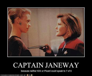 Captain Janeway, Seven of Nine and #Truth! Favorite Stars, Star Trek ...