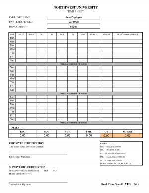 weekly hourly timesheet templates
