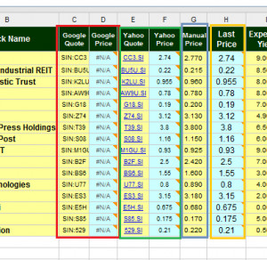 Free Online Investment Stock Portfolio Tracker Spreadsheet397