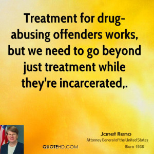 ... but we need to go beyond just treatment while they're incarcerated