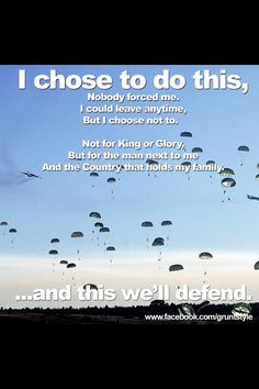 Paratroopers.