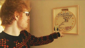 Taylor Swift Made Ed Sheeran A Needlepoint With A Drake Quote On It