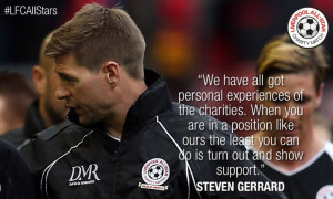 ... quotes from Gerrard, Torres, Suarez and other charity match All-Stars