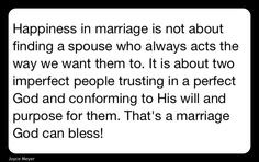 marriage more life answers meyers quotes joyce meyers happy marriage ...