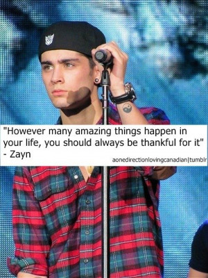 Zayn Malik quote... I repined this mainly because of his hat lol.