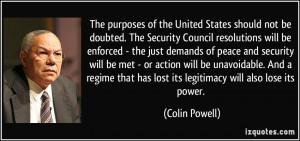 of the United States should not be doubted. The Security Council ...