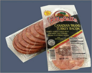 Canadense bacon de peru