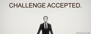 Challenge accepted,Attitude quotes FB cover for your timeline.
