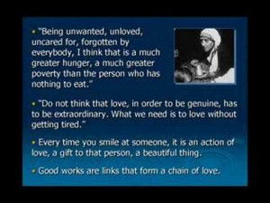 How do I cite this quote by Mother Teresa?