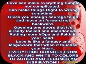 Love changes everything..