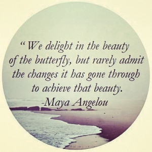 ... rarely admit the changes it has gone through to achieve that beauty