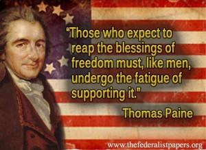 Thomas Paine quote.