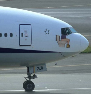 10 funny airplane paint jobs