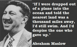 If I were dropped out of a plane into the ocean and told the nearest ...