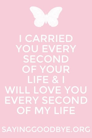 carried you – Zoe Clark-Coates Quote – #Babyloss #Grief # ...