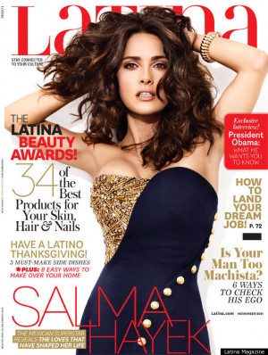 Salma Hayek Talks Beauty With Latina Magazine (PHOTOS)