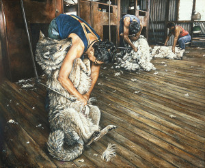 wolf in sheep's clothing 1997 - 24.5 x 30cm