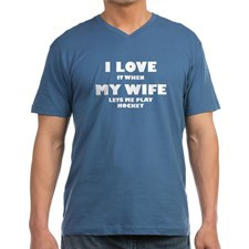 Cute Funny sports sayings Men's V-Neck T-Shirt