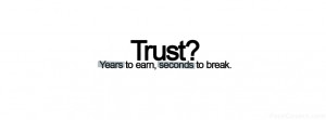 Trust? Years to earn, seconds to break Facebook Titelbild 47688 ...