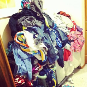 Your laundry pile is comparable to Mt. Everest.