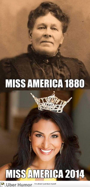 Miss America 1880 vs Miss America 2014