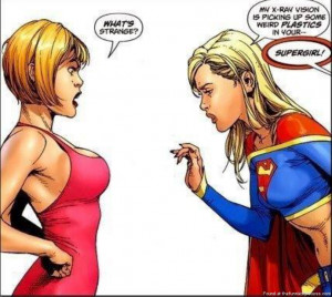 Supergirl X-ray Vision