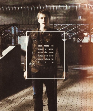 Luke Castellan to Percy Jackson in Sea of Monsters. Oh the irony.