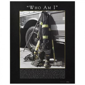 Firefighter Who Am I Print