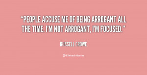 Quotes About Being Arrogant