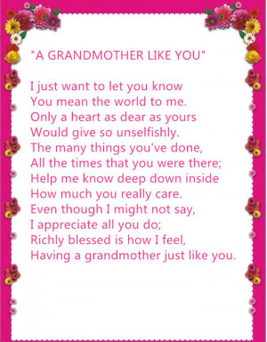 Meaningful Happy Mother’s Day Poems For Preschool To Grandma