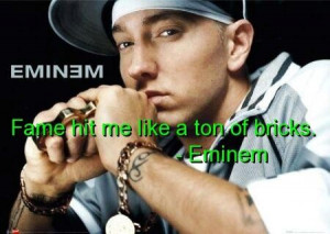 Rapper eminem slim shady quotes sayings fame wisdom deep