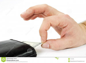 Stock Photography: Money stealing